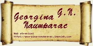 Georgina Naumparac vizit kartica